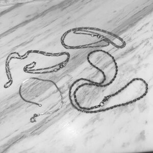 Sterling Silver Lot - Necklace, Bracelet